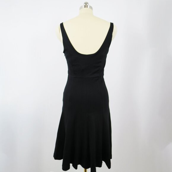 Altuzarra for Target Black Ponte Dress with Eyelash Lace Trim NWT 6 - Picture 3 of 14